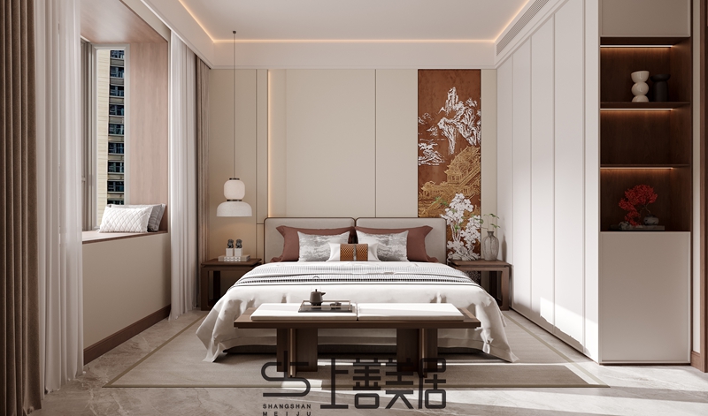 豐瑞苑四室兩廳宋式美學(xué)裝修設(shè)計(jì)