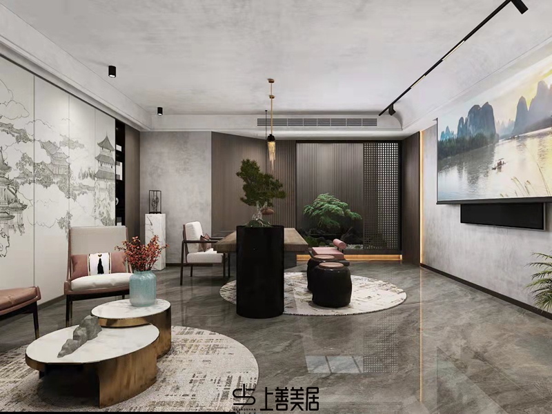 江水西岸500㎡聯(lián)排別墅裝修設計