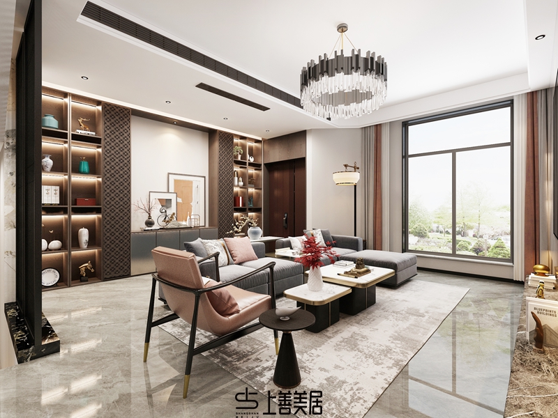 江水西岸500㎡聯(lián)排別墅裝修設計