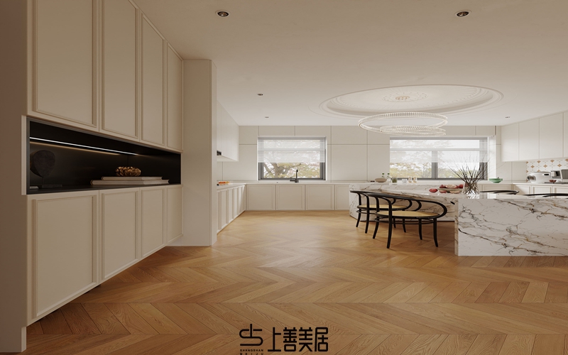 欒城林蔭春天170平米法式裝修設(shè)計(jì)