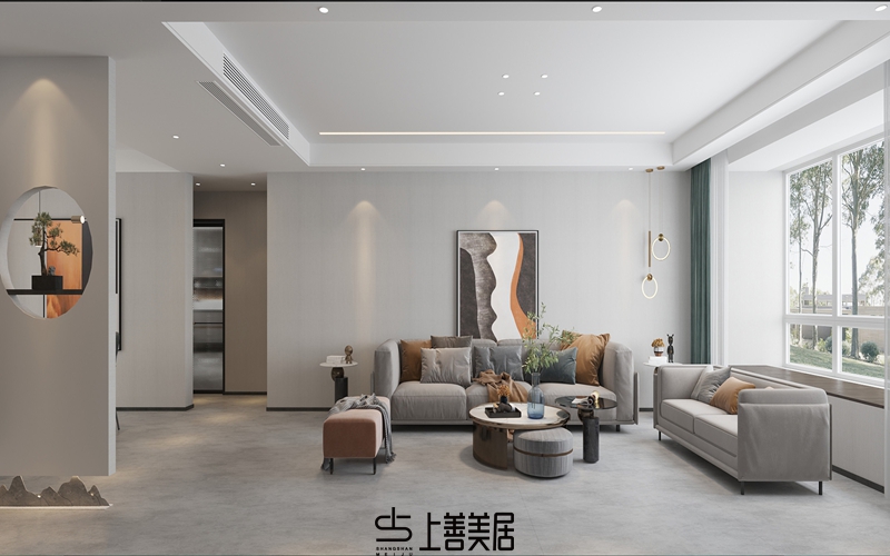 國(guó)瑞城140平現(xiàn)代簡(jiǎn)約風(fēng)格效果圖