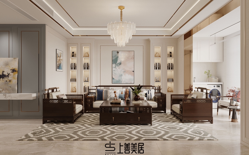 德賢華府160平簡歐風格裝修設計7