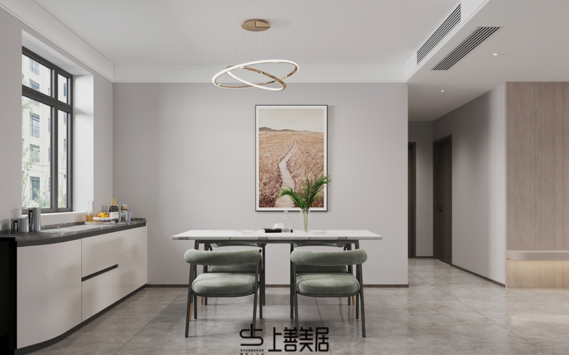 格林公館140平現(xiàn)代簡約風(fēng)格效果圖05