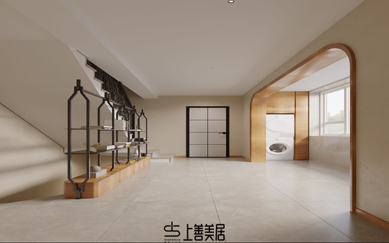 孔雀城350㎡田園風(fēng)別墅裝修設(shè)計