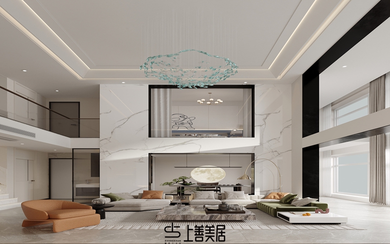 康城紫玉府140現(xiàn)代簡約風(fēng)格效果圖03