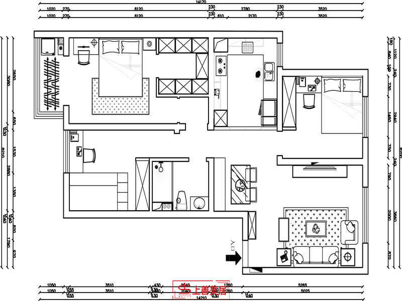 恒潤家園120平現(xiàn)代