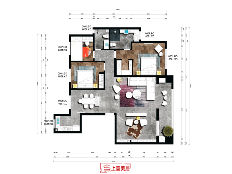 觀瀾壹號/167㎡/現(xiàn)代輕奢