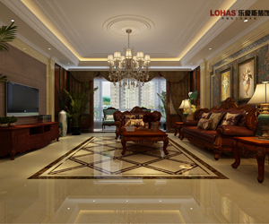 陽光東上400平米美式裝修效果圖