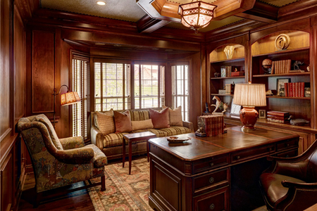 石家莊別墅書房裝修效果圖
