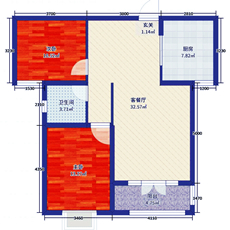 天璽名著89.00㎡戶型圖_副本