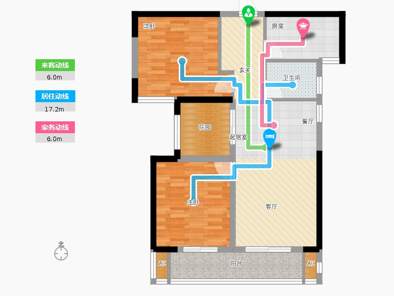 國源和天下2室0廳1衛(wèi)1廚105.00㎡
